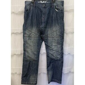 Bull-It Jeans Mens 40x34 (40L) Motorcycle Covec Padded Lined Denim Riding Biker